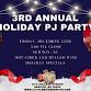 3rd Annual Holiday PJ Party event image
