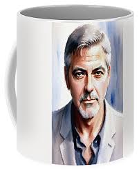 George Clooney Coffee Mugs for Sale