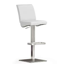 Barhocker braun höhenverstellbar und drehbar golog. Eckig 180 Grad Drehbar 40 X 91 116 X 50 Cm Braun Ca Robas Lund Bar Do Barstuhl Hocker Leder Edelstahl Hausbar Kuche Haushalt Wohnen