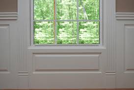 But, it also looks amazing when paired with wainscot. Window Trim With Wainscoting Wainscoting Raised Panel Wainscoting Moldings And Trim