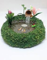 Fairy Garden Miniature Koi Fish Pond With Waterfall Pupp Https Www Amazon Com Dp B07b4l87l5 Ref Fairy Garden Miniature Fairy Gardens Fairy Garden Crafts