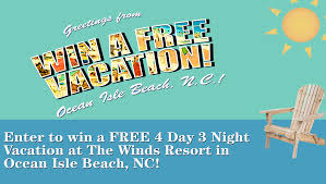 Enter To Win A Free Vacation Oak Island Nc Vacation