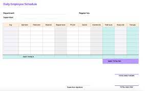 Printable Team Schedules