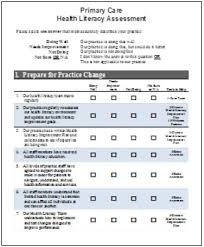 Create A Health Literacy Improvement Plan Tool 2 Agency For Health Research And Quality