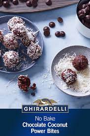 No Bake Chocolate Coconut Power Bites In 2021 Dark Chocolate Recipes Chocolate Coconut Baking