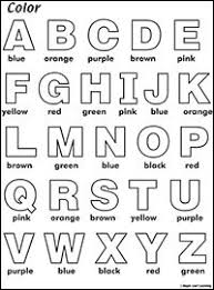 Abc Coloring Worksheet Abc Worksheets Abc Coloring Alphabet Worksheets Free
