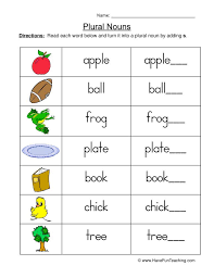 Creating Plural Nouns Worksheet In 2020 Nouns Worksheet Plural Nouns Worksheet Plurals