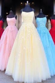 Princess Beaded Long Prom Dresses With Lace Appliques Prom Dresses Yellow Pretty Prom Dresses Champagne Prom Dress Long