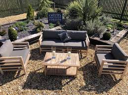 The best wooden garden furniture; Teak Garden Sofa Set With Coffee Table Rattan Garden Furniture Outlet