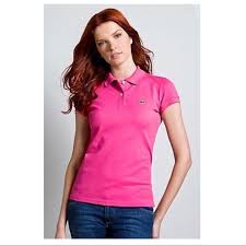 Lacoste Womens Classic Polo Shirt Sz 40 Medium