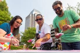Seen@ White Lion Summer Beer Garden at Tower Square Park in downtown  Springfield