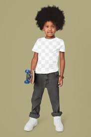 Black Boy Wearing Png T Shirt Full Body Mockup Free Image By Rawpixel Com Aum Black Boys Clothing Mockup Boys Wear