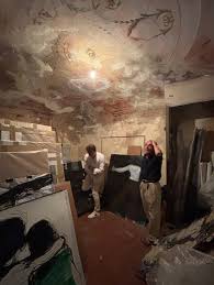 Artist Jean Charles Blais Finds Roman Artifact Behind Studio Walls