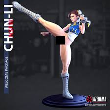 👧 CHUN-LI NSFW READY FOR 3D PRINTING・ 3D File for ・Cults