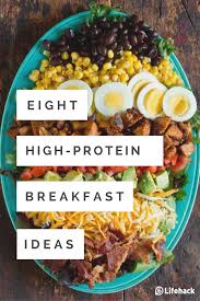 High Protein Breakfast Ideas 8 Easy Delicious Options High Protein Foods List High Protein Recipes Quick Healthy Breakfast