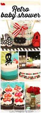 Rockabilly Baby Shower Baby Shower Rockabilly Shower For Millie Catch My Party Retro Baby Showers Unique Baby Shower Rock Baby Showers
