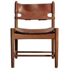 Borge Mogensen Hunting Dining Chair Model 3251 Denmark 1960s For Sale Dining Chairs Leather Dining Chairs Knoll Chairs