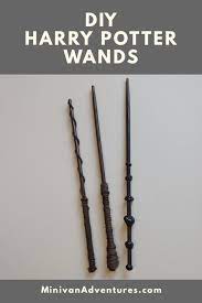 Diy Wands Inspired By Harry Potter A Simple And Easy Craft Minivan Adventures Harry Potter Diy Harry Potter Gifts Diy Diy Wand