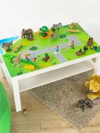 Limmaland Spieltisch Spielwiese Spieltisch Ikea Hack Kids Zoo Bauernhof Reiterhof Eisenbahn Lillabo Www Limmalan Kinder Zimmer Kinderzimmer Kindertisch
