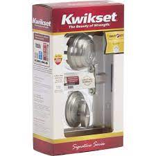 The kwikset signature series 980 deadbolt is both tough and attractive. Kwikset 980 15 Smt Cp K4 V1 Kwikset Signature Series Satin Nickel Single Cylinder Deadbolt 980 15 Smt Cp K4 V1