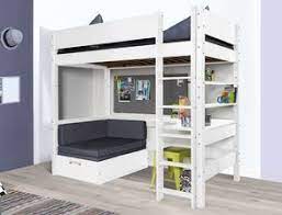 Kinder hochbett in türkis un weiß schreibtisch und schrank. Jugendhochbetten Online Gunstig Kaufen Betten De