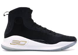 Black And Gold Under Armour Shoes Pre Owned Under Armour Curry 4 More Dimes In Black White Metallic Gold Modesens Under Armour Armour Curry 4