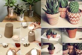 Karena cepat mengeras sebaiknya tanah liat yang sedang dibentuk jangan terlalu lama didiamkan. 9 Ide Diy Dekorasi Pot Tanaman Bisa Modal Spidol Doang Nih