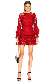 Alexis Fransisca Lace Dress In Scarlet Lace Fwrd Fashion Cocktail Dress Lace Lace Dress
