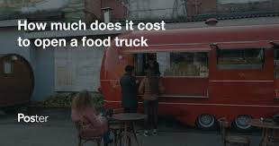 Marketing your business is also essential. How Much Does It Really Cost To Open A Food Truck Business Poster Pos