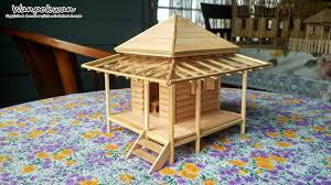 Kembali Selepas Setahun Haha Kali Ini Nak Cuba Kelainan Sikit Buat Rumah Guna Batang Aiskrim Alhamdulillah Hasilnya Boleh Ta Ide Dekorasi Rumah Rumah Dekor