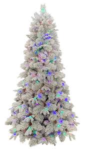 In various countries is known from ancient pagan traditions in which an evergreen tree was decorated to. Holiday Time Flocked Prelit Bellmont Christmas Tree With Color Changing Led Lights 7 5 Feet Walmart Com Walmart Com