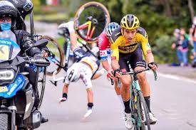 The dane ultimately proved he had more power left as van der poel sat up and ruefully shook his head while the winner celebrated. Alaphilippe Crashes Van Der Poel Triumphs Taipei Times