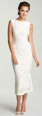 Wedding Dresses For Older Brides Over 40 50 60 70 Tea Length Wedding Dress Vintage Second Wedding Dresses Wedding Dresses