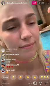 Kendra Sunderland nude instagram live 2
