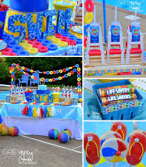 Summer Birthday Themes For Kids Mixbook Blog Mixbook Inspiration Pool Birthday Party Water Birthday Parties Pool Party Themes