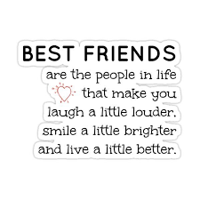 With some friendship quotes, of course! Best Friend Quote Sticker By Imagination Xox In 2021 True Friends Quotes Friends Quotes Best Friend Quotes Meaningful