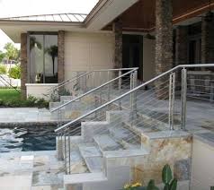 Cable railing is attractive, strong, and virtually maintenance free. Silver Stainless Steel Cable Railing Systems Rs 700 Feet Global International Id 22634818691