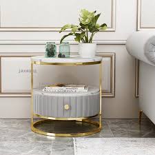 Small end tables for living room. European Sofa End Tables Living Room Side Cabinets Luxury Small Coffee Table Home Furniture Modern Corner Stone Slab Round Special Price 85bb Goteborgsaventyrscenter