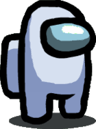 White Crewmate Among Us Java Friendly Minecraft Skin