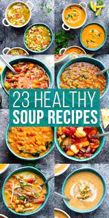 Whether it's a classic minestrone, a vibrant tomato soup or the spicy root veg variety, a delicious soup is the ultimate comfort food. 23 Healthy Soup Recipes Sweet Peas And Saffron