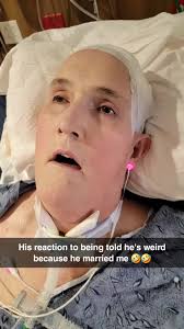 Very long hospital stay and he still has his sense of humor. 🙂  #dochulettfamily #neveraskwhymejustbehappytostillbehere #senseofhumor