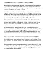 Hasilnya sehingga misteri ini juga dikenal dengan misteri angka 123, ada juga yang menyebutnya dengan istilah mathematic blackhole (blackhole dalam matematika). Jalan Proyeksi Togel Sederhana Serta Gampang