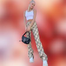 I.am.gia promo codes & coupon codes april 2021. Vintage Plaid Y2k I Am Gia Style Women Pants Harajuku 90s High Waisted Ebay