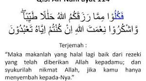 Listen surah nahl audio mp3 al quran on islamicfinder. Surat An Nahl Ayat 114 Dan Arti Per Kata Enak