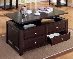 Malden Lift Top Coffee Table Espresso Designed With Convertible Top A Convenient Storage Two Faux T Coffee Table Wood Lift Top Coffee Table Wooden Coffee Table