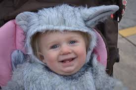 Mayor Jones enjoyed the annual Halloween Parade this evening. Elwood  resident Terry Jones snapped this picture of his grandson, Luke with Mayor  Jones. I think Luke may just have a future with