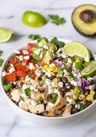 Chipotle Burrito Bowl Superfood Bowl Recipes Avocado Recipes Superfood Bowl