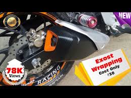 Once he found our vinyl bike wrap product she was super excited to purchase & apply our film on the bike himself. 30 Exoust Wrapping Honda Hornet 160r Exhaust Wrapping How To Vinyl Wrap Your Motorcycle Diy