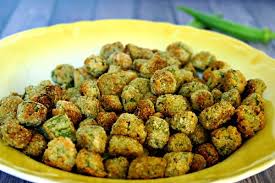 Crunchy Oven Fried Okra Recipe Okra Recipes Oven Fried Okra Fries In The Oven