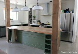 Dark kitchen cabinets with wood countertops. Kitchen Progress Dark Green Cabinets A Rustic Wood Countertop And Lighting Domestic Imperfection